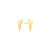 Triangle Studs | Yellow Gold