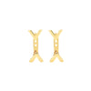 Dagger Studs with Ear Jackets | Yellow Gold