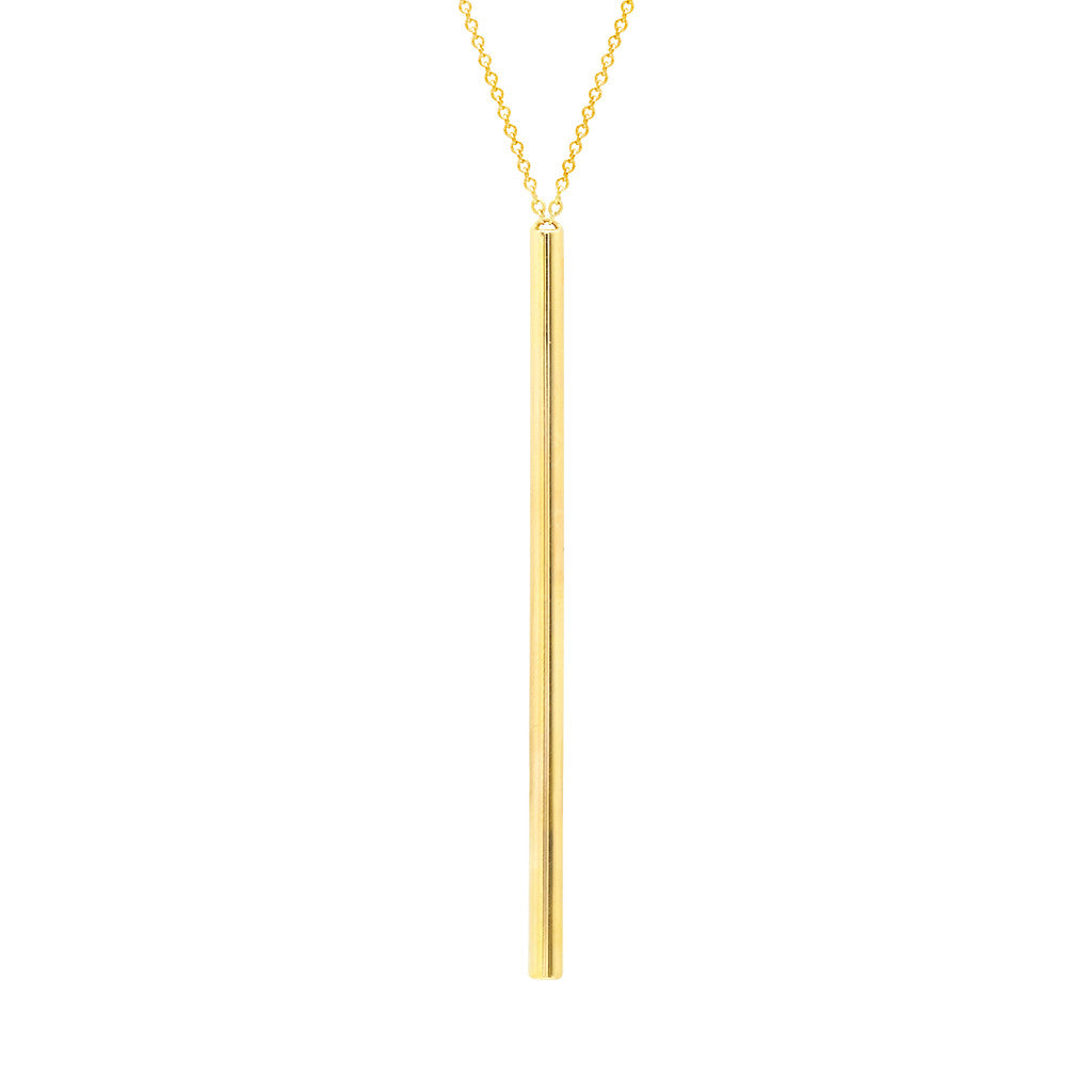 Balance Lariat | Yellow Gold  Necklace Rachel Katz Jewelry