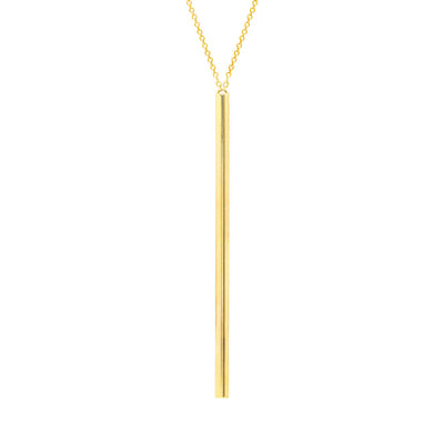 Balance Lariat | Yellow Gold  Necklace Rachel Katz Jewelry