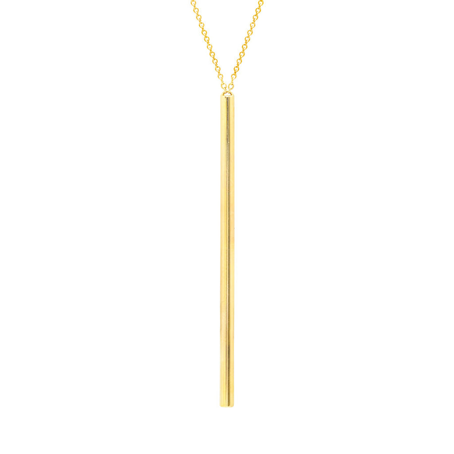 Balance Lariat | Yellow Gold  Necklace Rachel Katz Jewelry