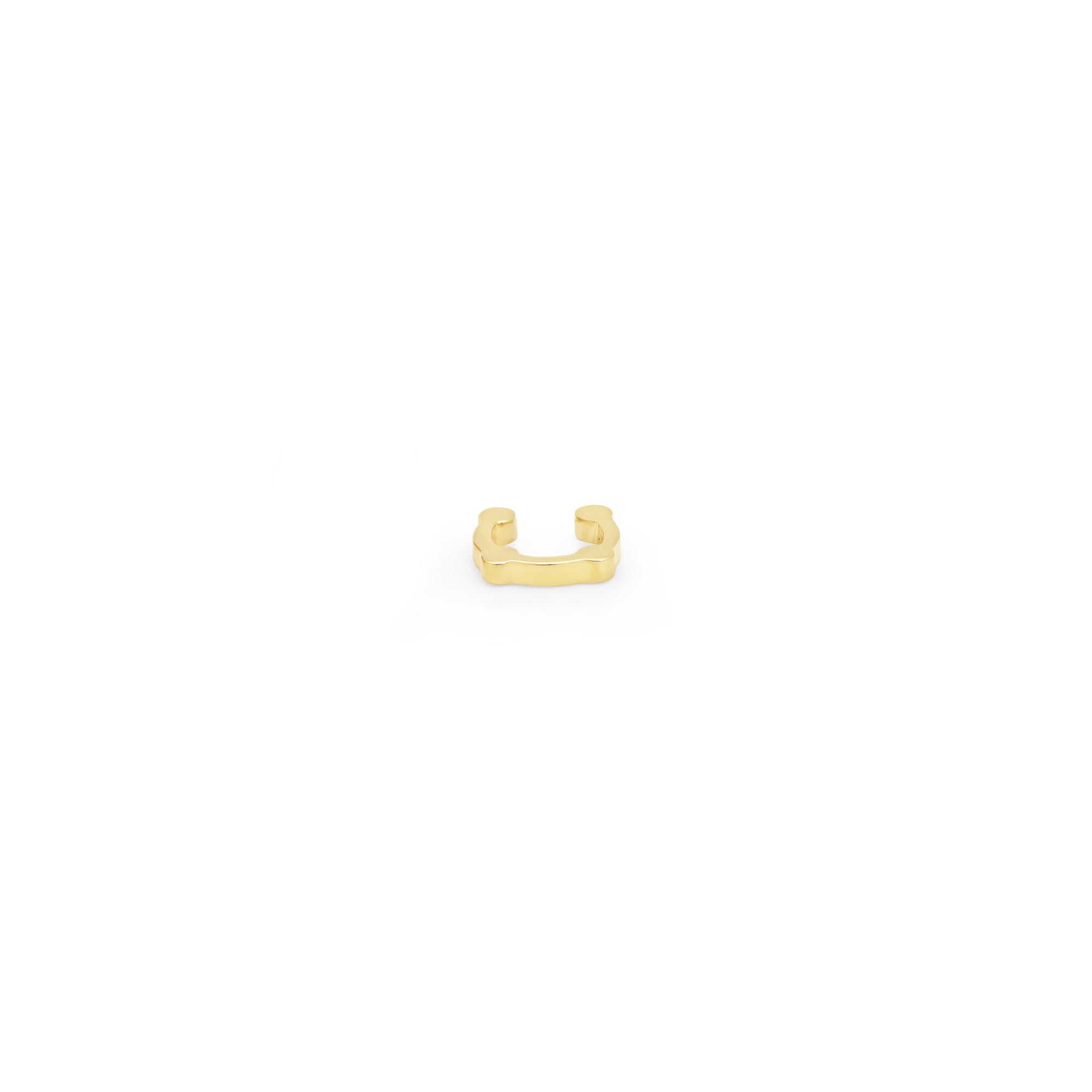 Single Cage Ear Cuff | Yellow Gold