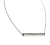Long Tube Necklace | Silver