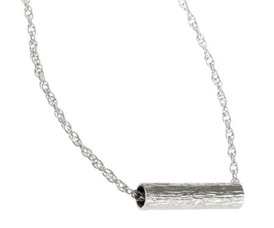 Short Tube Necklace | Silver