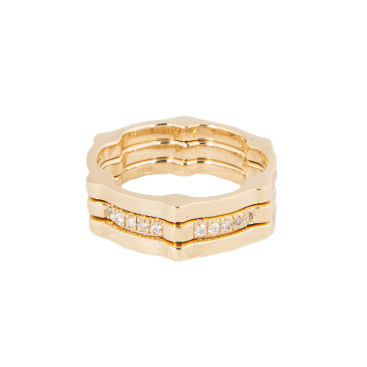 Shown stacked with Diamond Cage Band