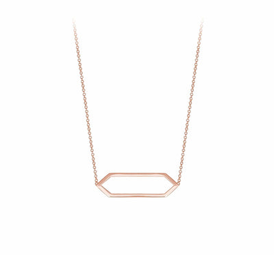 Mini Marquis Necklace | Rose Gold