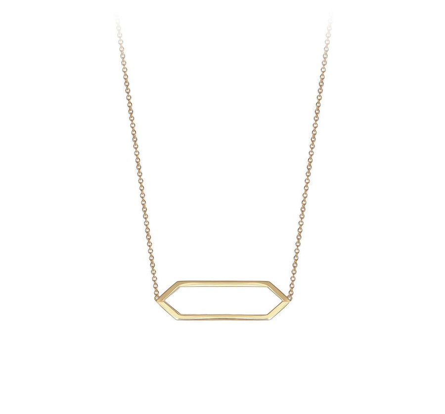 Mini Marquis Necklace | Yellow Gold