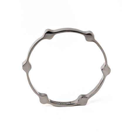 Gear Bangle | Gunmetal Plated Brass