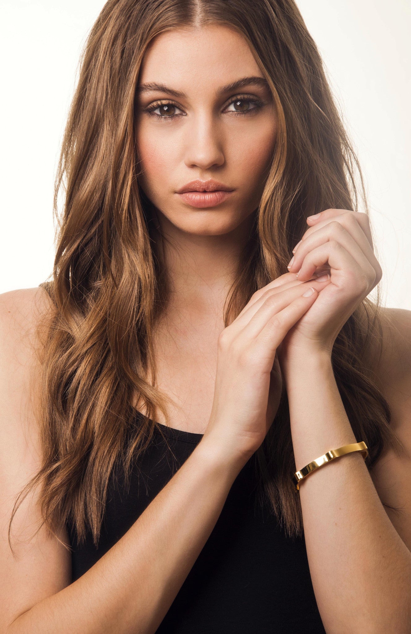 Gear Bangle | Gold Plated Brass