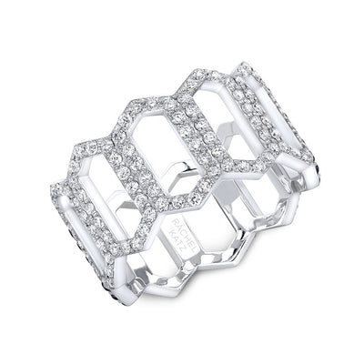 Diamond Open Marquis Ring | White Gold