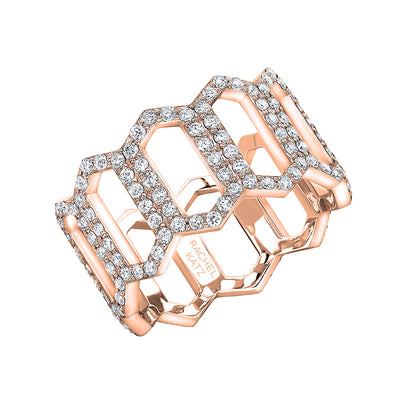 Diamond Open Marquis Ring | Rose Gold