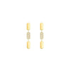 3 Tiered Diamond Center Marquis Earrings | Yellow Gold  Earring Rachel Katz Jewelry