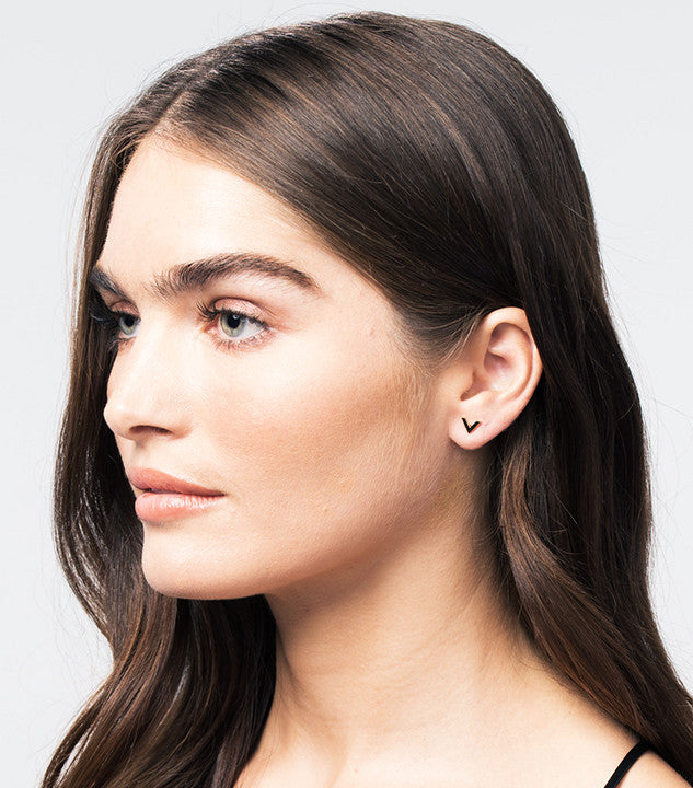 Dagger Studs | Yellow Gold