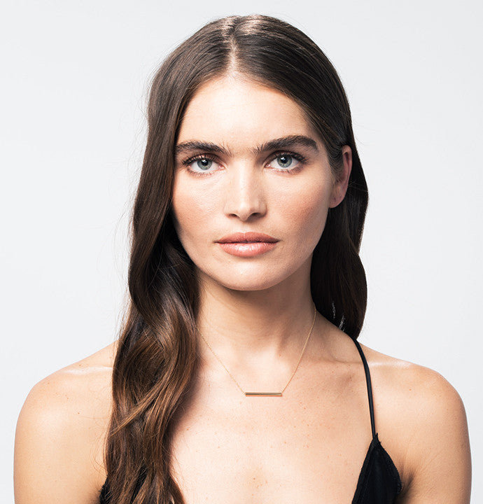 Medium Balance Necklace | White Gold