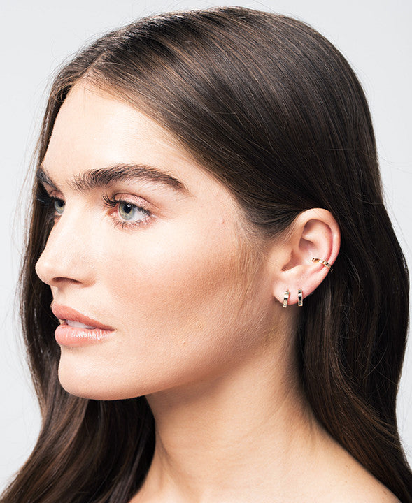 Single Cage Ear Cuff | Yellow Gold